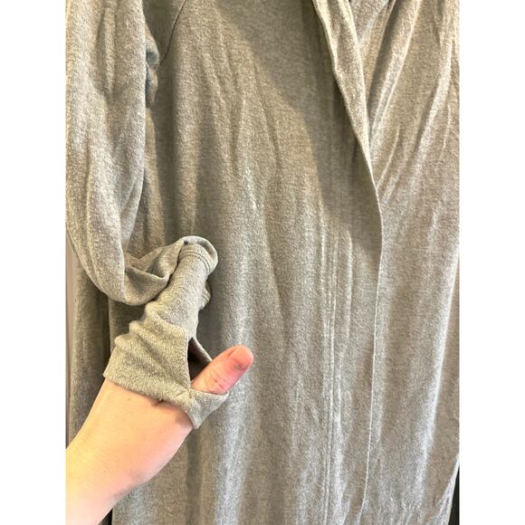 Women's Light Gray Hooded Sweater - Picture 4 of 12